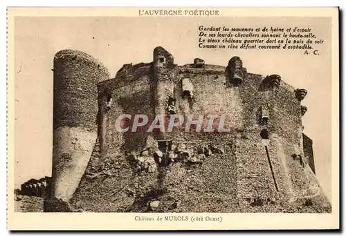 Auvergne Cartes postales Chateau de Murols