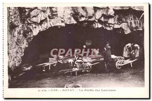 Cartes postales Royat La grotte des laveuses