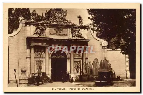 Cartes postales Toulon Porte de l&#39arsenal