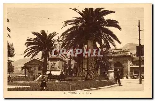 Cartes postales Toulon La gare