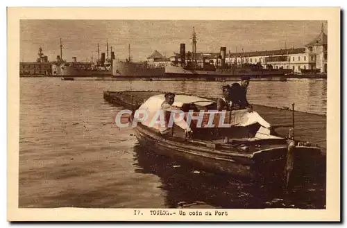 Cartes postales Toulon Un coin du port