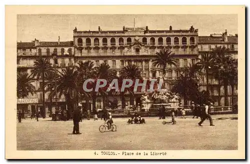 Cartes postales Toulon Place de la liberte