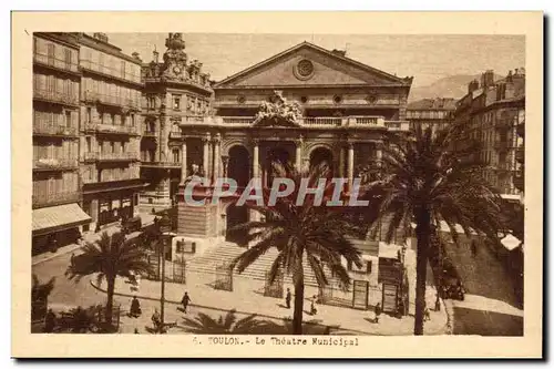 Ansichtskarte AK Toulon Le theatre municipal