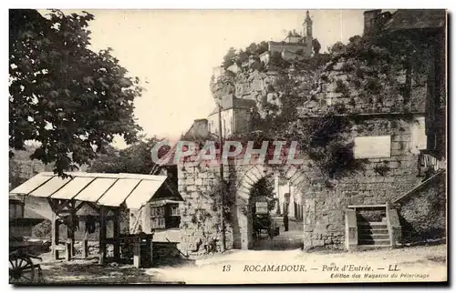 Cartes postales Rocamadour Porte d'entree