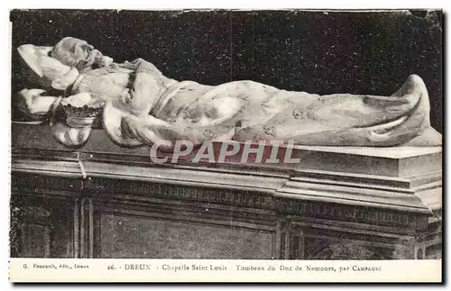 Dreux - Chapelle Saint Louis - Tombeau du Duc de Nemours - Cartes postales