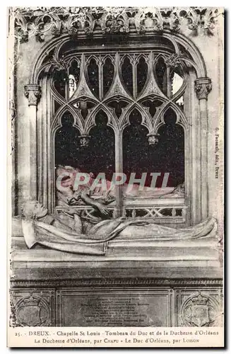 Dreux - La Chapelle Saint Louis - Tombeau du Duc et Duchesse d&#39Orleans - Cartes postales