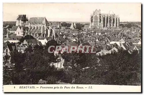 Beauvais - Panorama pris du Parc des Eaux - Cartes postales