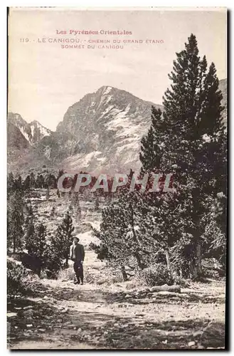 Le Canigou - Chemin du Grand Etang - Ansichtskarte AK