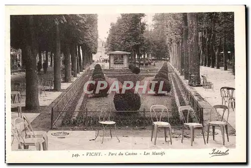 Vichy - Parc du Casino - Les Massifs - Cartes postales -