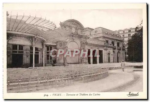 Vichy - Terrasse et Theatre du Casino - Ansichtskarte AK