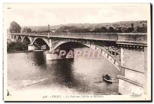 Vichy - Le Pont sur l&#39Allier et Bellerive - Cartes postales