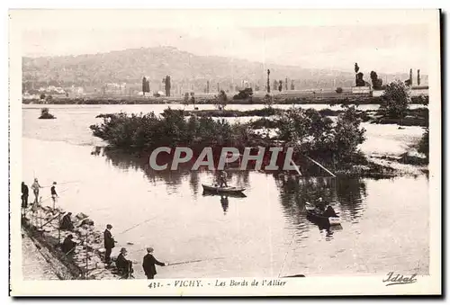 Vichy - Les Bords de l&#39Allier - La Peche - pecher - Ansichtskarte AK