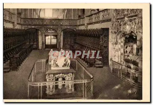 Bourg - Eglise de Brou - Le Choeur et le Mausolee de Philibert le Beau - Cartes postales