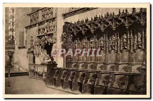 Bourg - Eglise de Brou - Les Stalles du Choeur - Cartes postales