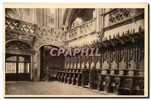 Bourg - Eglise de Brou - Les Stalles du Coeur - Cartes postales
