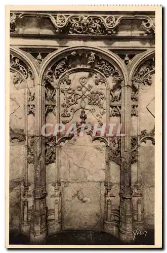 Bourg - Eglise de Brou - Details de l&#39Oratoire de Marguerite d&#39Austriche - Cartes postales