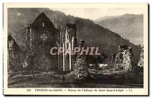 Thonon les Bains - Ruines de l&#39Abbaye de Saint Jean d&#39Aulph - Cartes postales