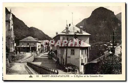 Saint Jean d&#39Aulph - L&#39Eglise et la Grande Rue - Cartes postales