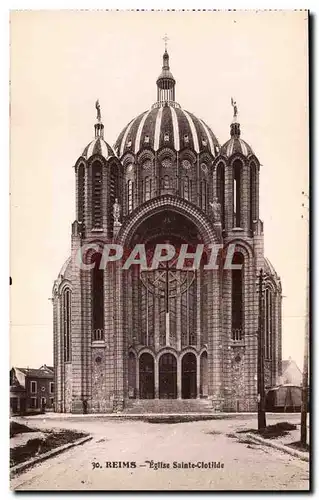 Reims - Eglise Sainte Clotilde - Ansichtskarte AK