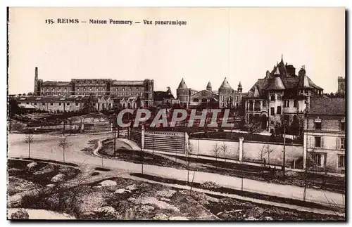 Reims - Maison Pommery - Vue Panoramique - Ansichtskarte AK