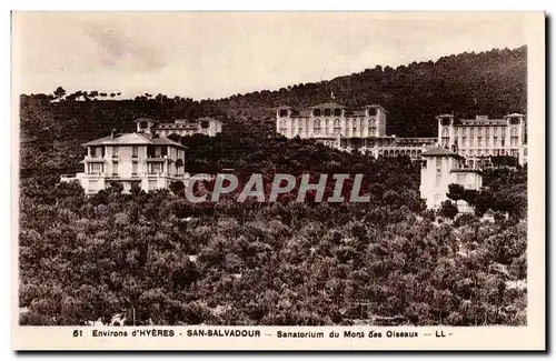 Environs de Hyeres - San Salvadour - Sanatorium du Mont Oiseaux- Ansichtskarte AK