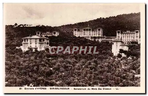 Environs de Hyeres - San Salvadour - Sanatorium du Mont Oiseaux- Cartes postales