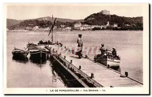 Ile de Porquerolles - Vue Generale - Cartes postales