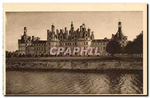 Cartes postales Chateau de Chambord Facade Nord