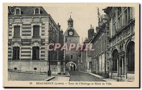 Beaugency Cartes postales Tour de l&#39horloge et hotel de ville