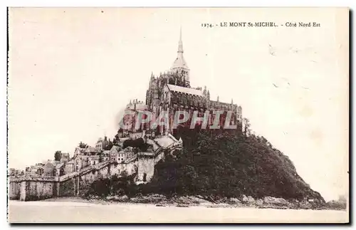 Le Mont Saint Michel - Cote Nord Est - Ansichtskarte AK