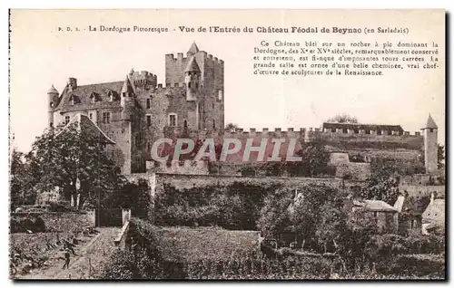 Chateau de Beynac - Vue de l&#39Entree - Cartes postales