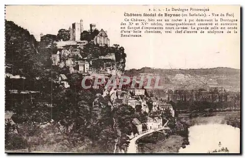 Chateau de Beynac - Vue du Pecq - Cartes postales