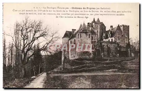 Chateau de Fayrac en Sarladais - Ansichtskarte AK