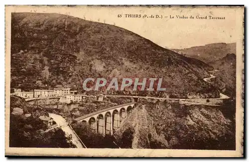 Auvergne Thiers Le viaduc du grand tournant