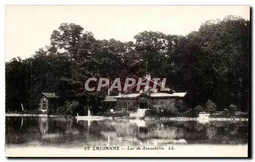 Suisse Lausanne Cartes postales Lac de Sauvabelin