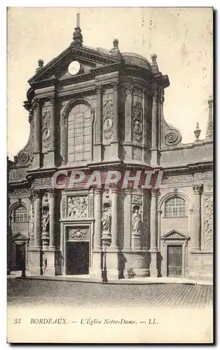 Bordeaux - L'Eglise de Notre Dame - Cartes postales