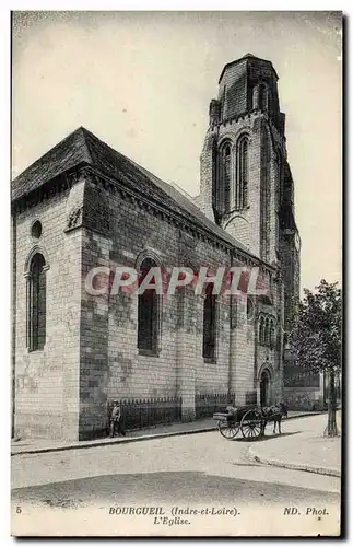 Bourgeuil - L&#39Eglise - Ansichtskarte AK