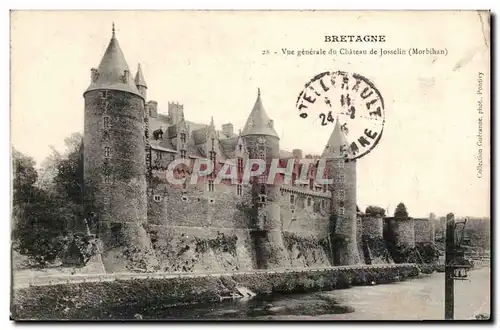 Josselin - Le Chateau - Vue Generale - Cartes postales