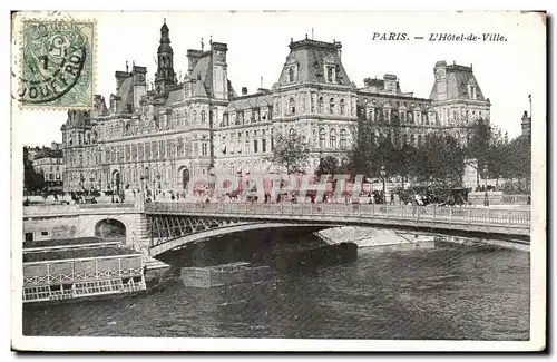 Paris - 4 - l&#39Hotel de Ville - Cartes postales