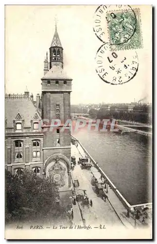 Paris 7 - La Tour de l&#39Horloge- Cartes postales