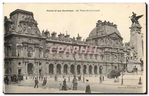 Paris 1 - Place du Carrousel - Cartes postales