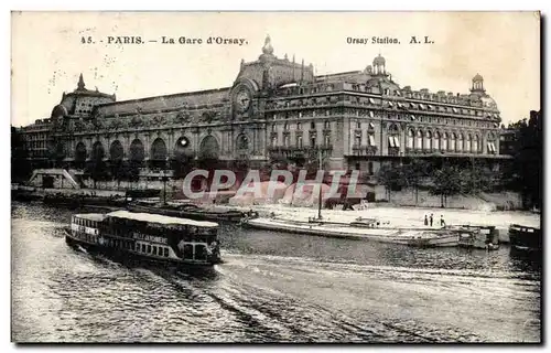 Paris - 7 - La Gere d&#39Orsay - Cartes postales