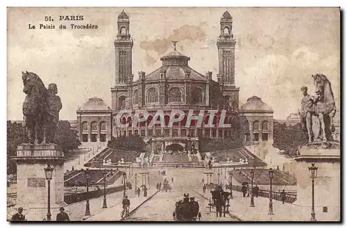 Paris - 16 - Le Palais de Trocadero - Cartes postales