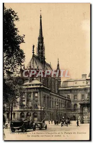 Paris 1 - La Sainte Chapelle et le Palais de Justice Cartes postales