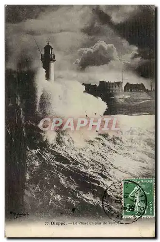 Dieppe - Un Jour de Tempete - Cartes postales