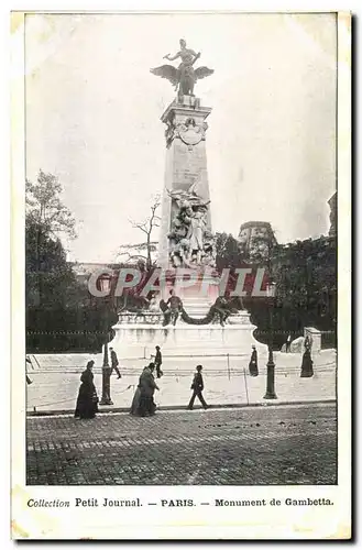 Paris - 20 - Collection Petit Journal - Monument de Gambetta - Ansichtskarte AK