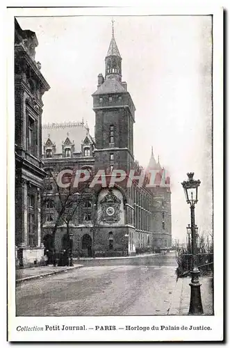 Paris - 1 - Collection Petit Journal - Horloge du Palais de Justice - Ansichtskarte AK