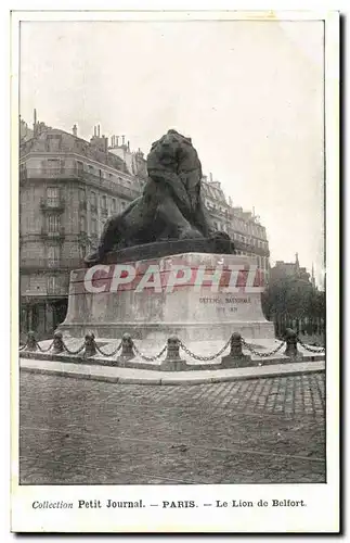 Paris - 14 - Le Lion de Belfort - Cartes postales