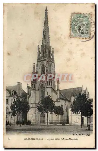 Chatellerault - Eglise Saint Jean Baptiste - Cartes postales