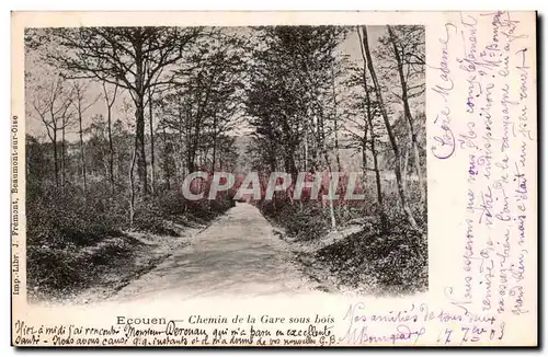 Ecouen - Chemin de la Gare sous bois Cartes postales